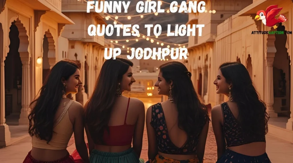 Funny Girl Gang Quotes to Light Up Jodhpur