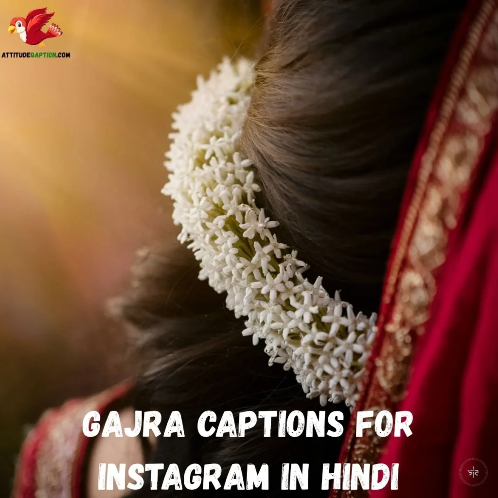 Gajra Captions for Instagram in Hindi