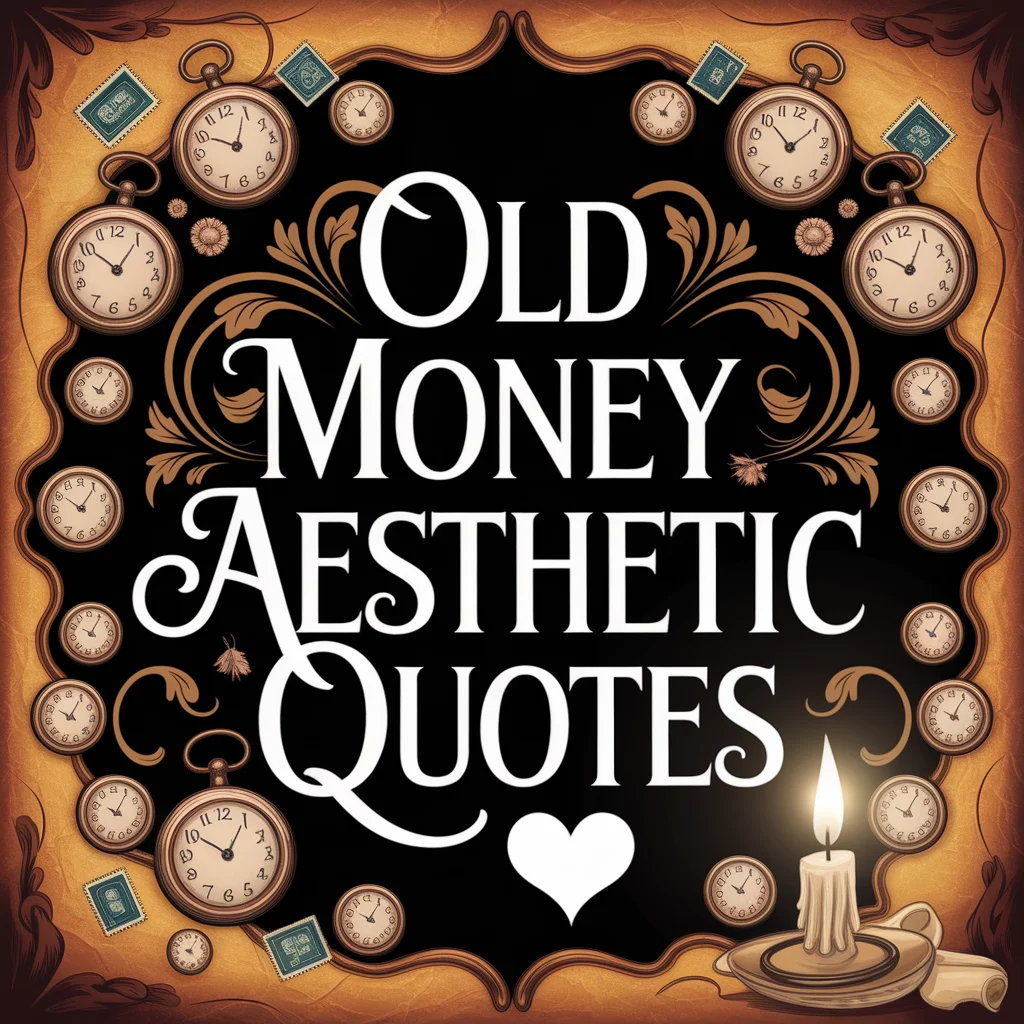 Old Money Aesthetic Quotes 