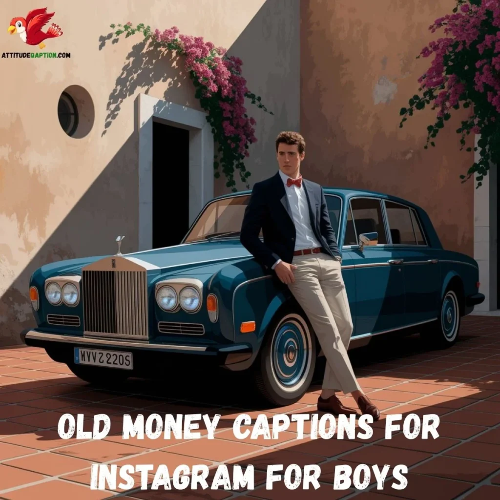 Old Money Captions for Instagram for Boys 