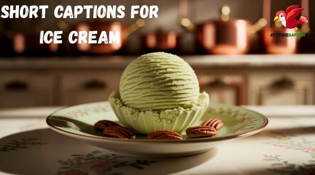 Short Captions for Ice Cream