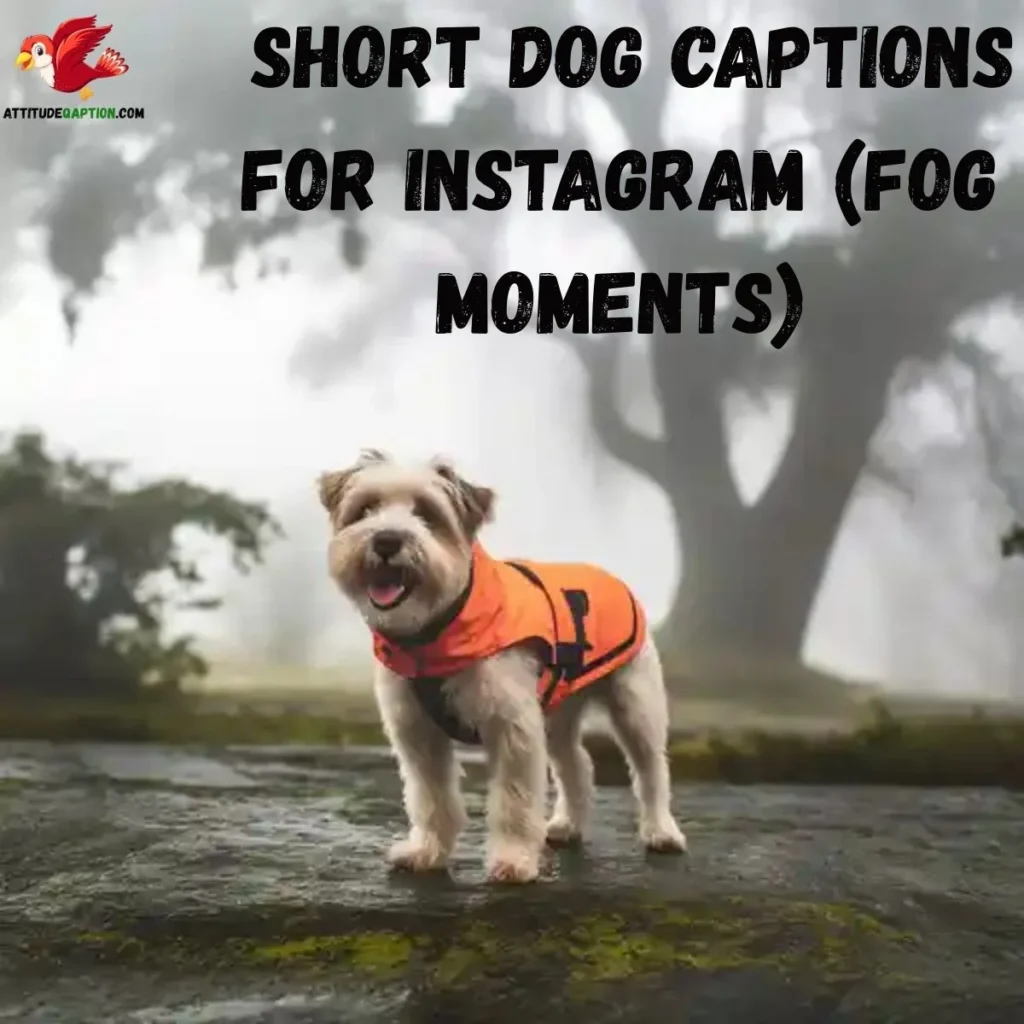  Short Dog Captions for Instagram (Fog Moments)