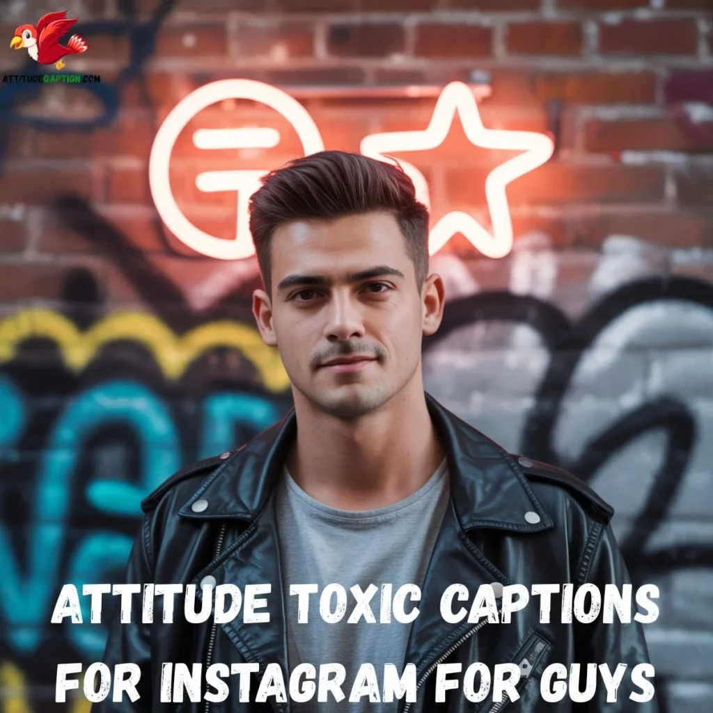 Attitude Toxic Captions for Instagram for Guys 