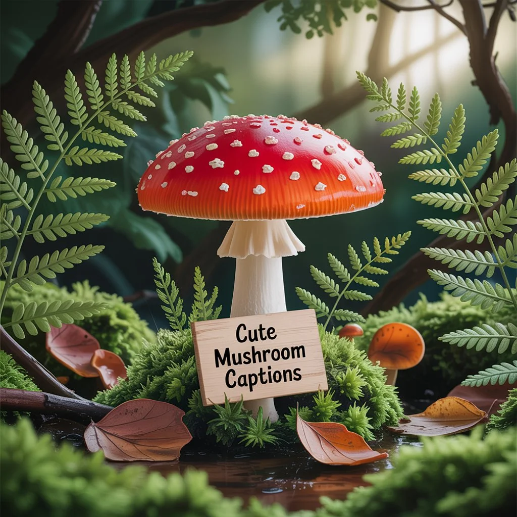 Cute Mushroom Captions