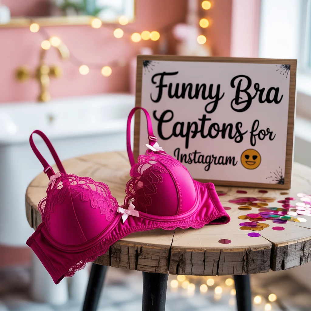 Funny Bra Captions for Instagram 