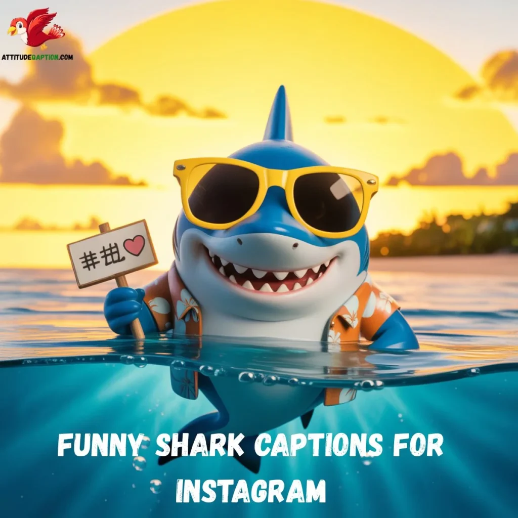Funny Shark Captions for Instagram 