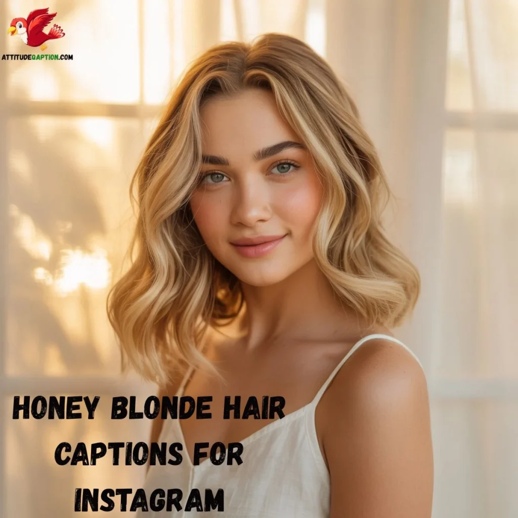 Honey Blonde Hair Captions for Instagram 