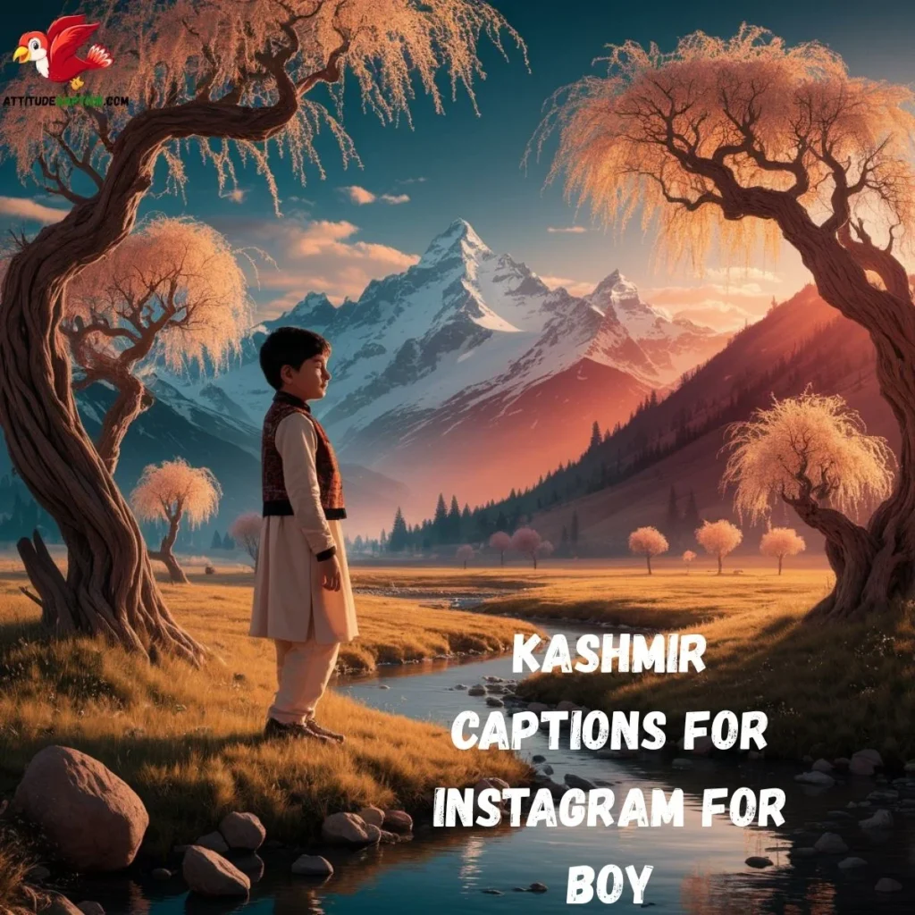 Kashmir Captions for Instagram for Boy