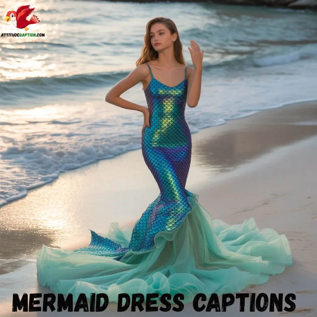 Mermaid Dress Captions