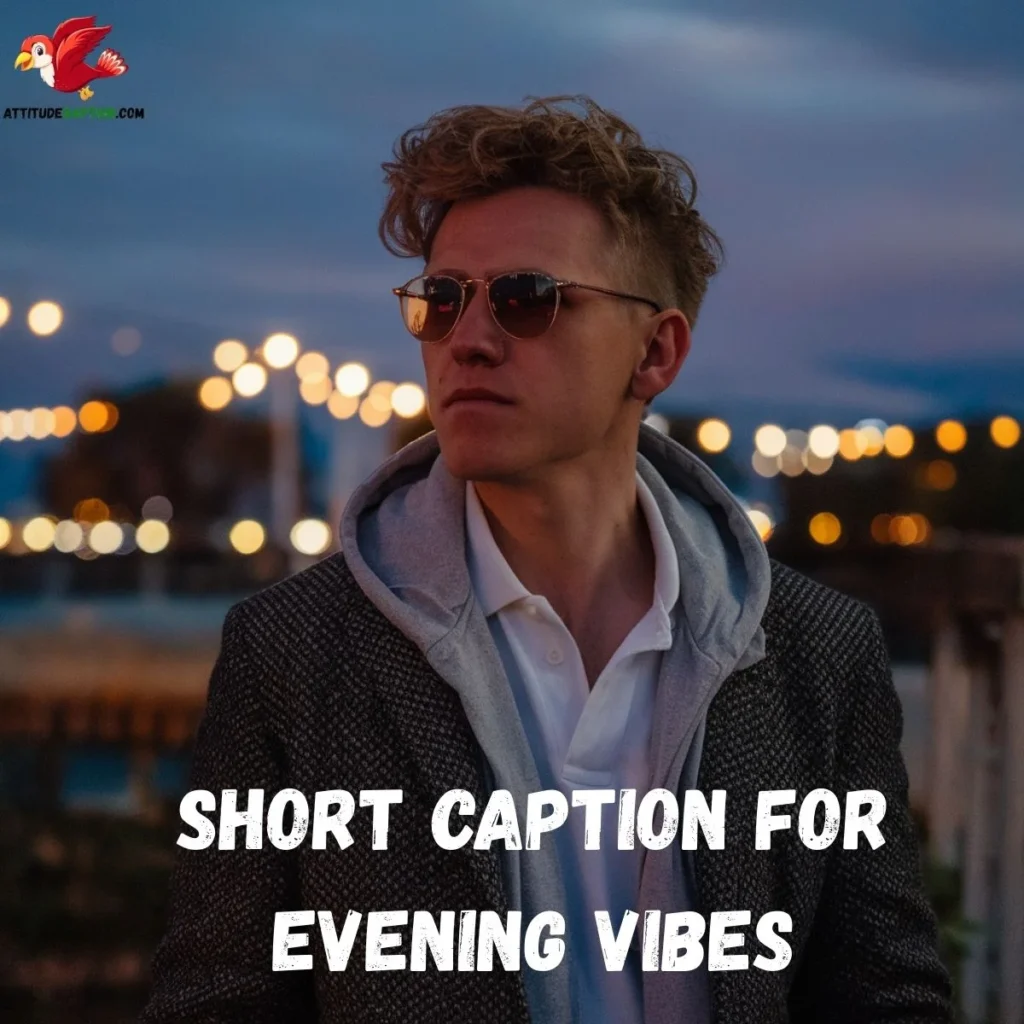 Short Caption for Evening Vibes
