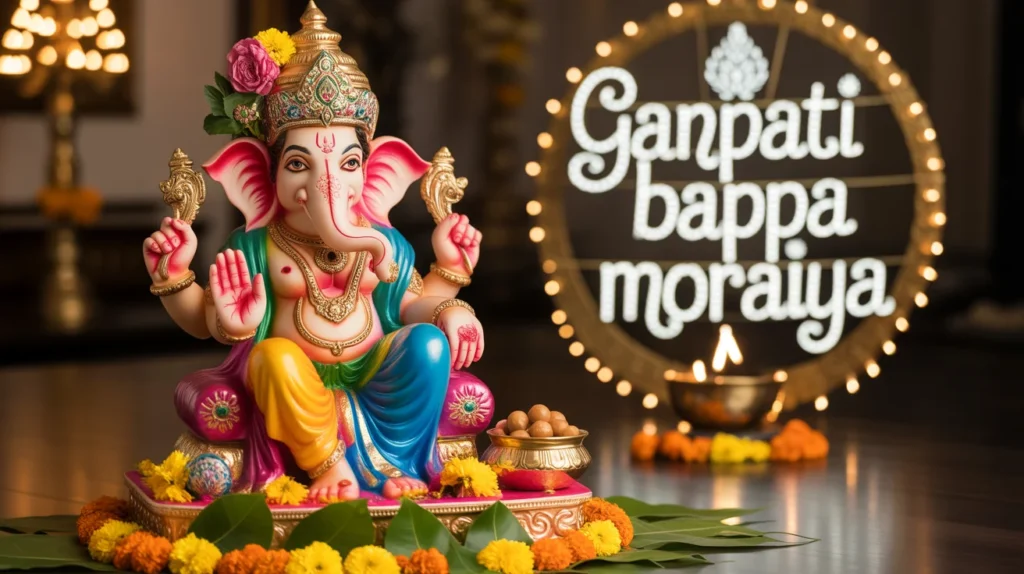 Short Captions for Ganpati Bappa for Instagram 