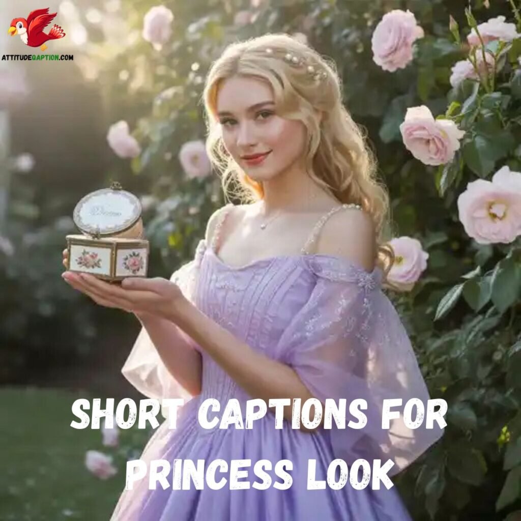 Short Captions for Princess Look 