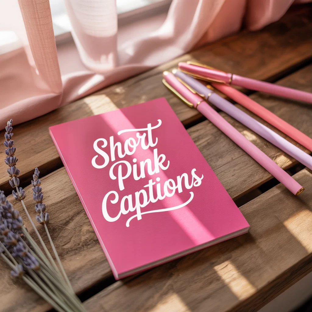 Short Pink Captions for Instagram
