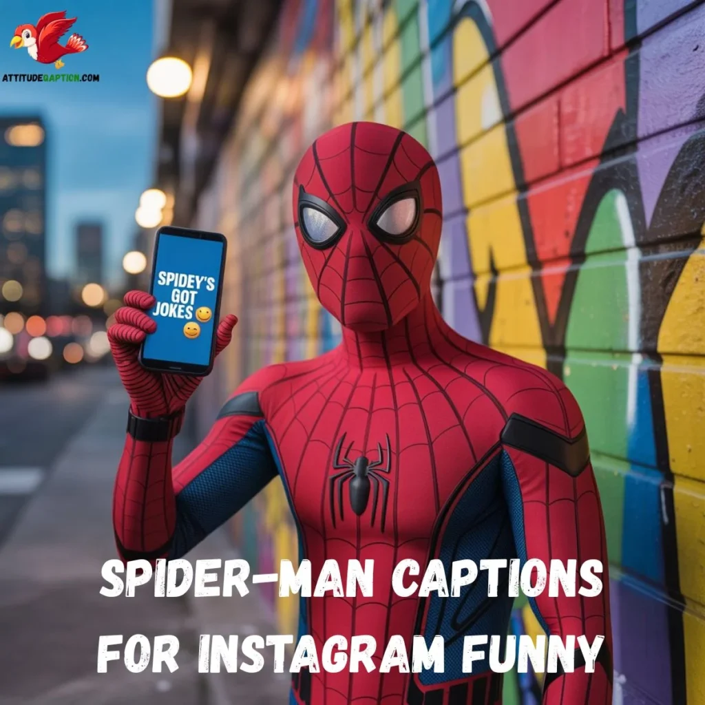 Spider-Man Captions for Instagram Funny 