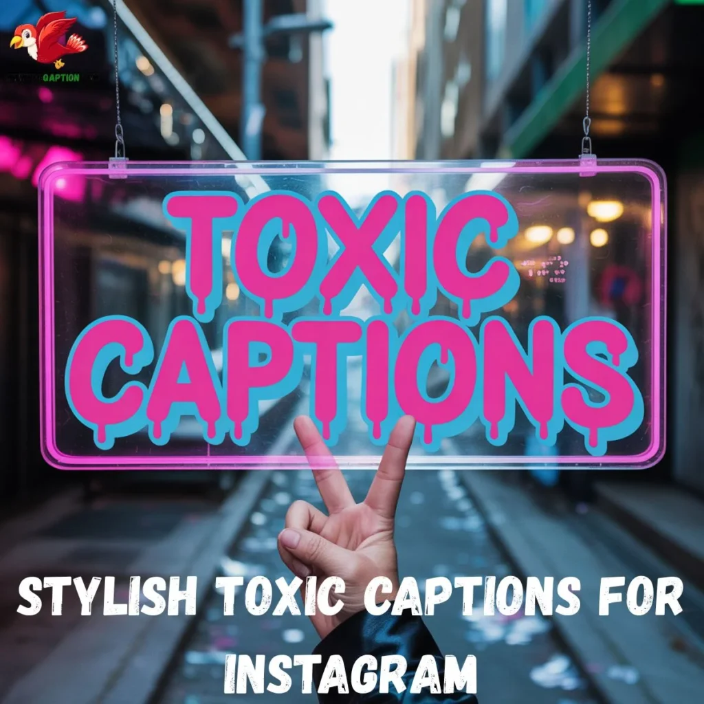 Stylish Toxic Captions for Instagram