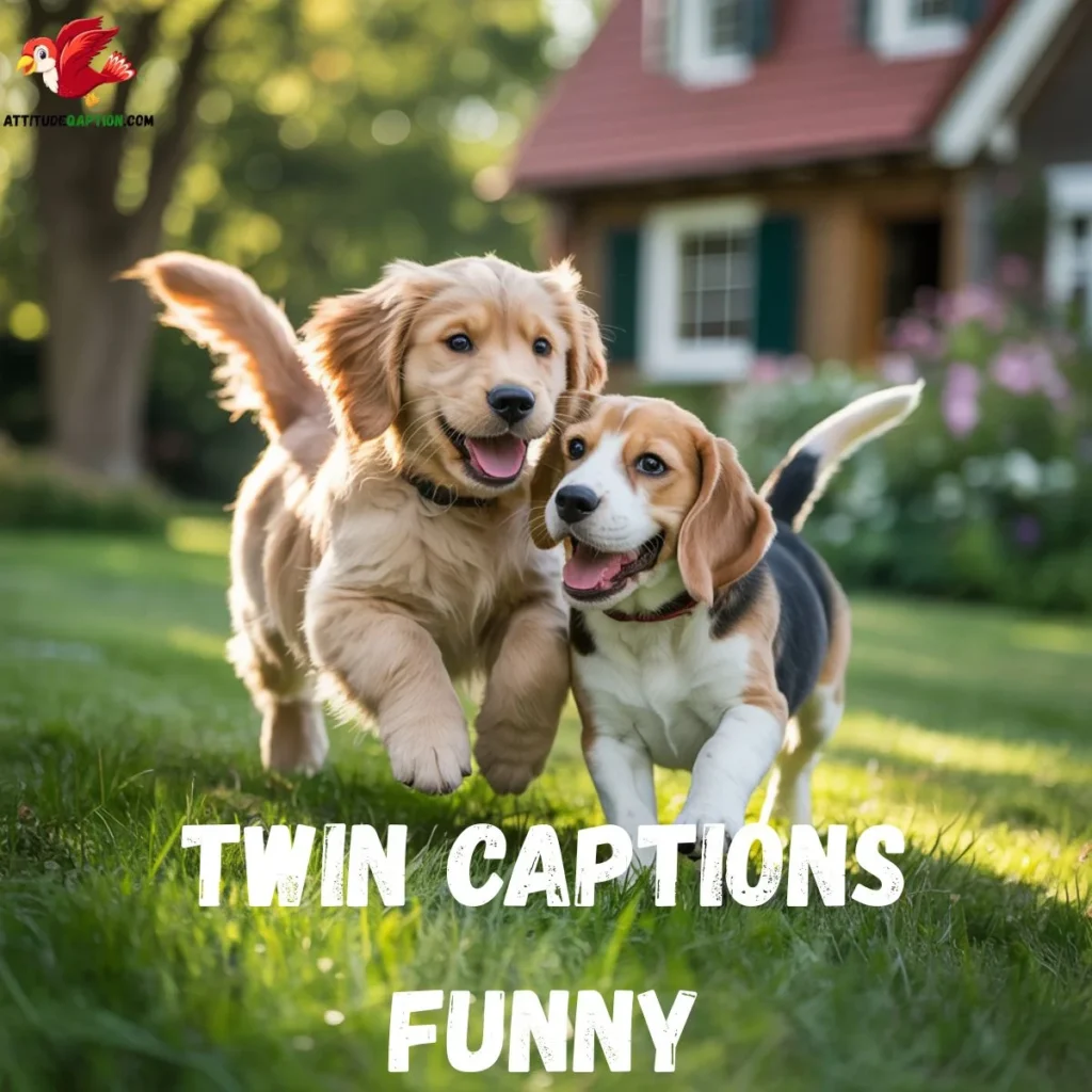 Twin Captions Funny
