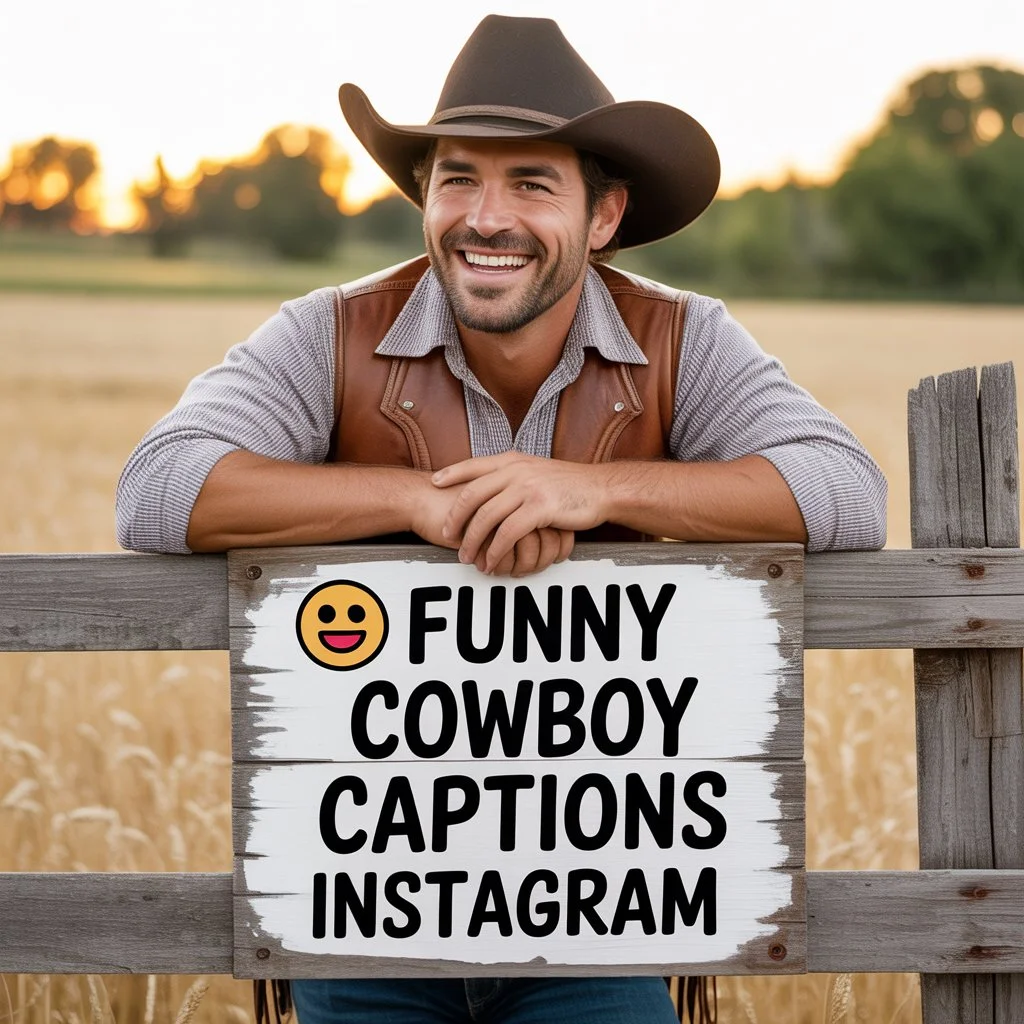  Funny Cowboy Captions Instagram 