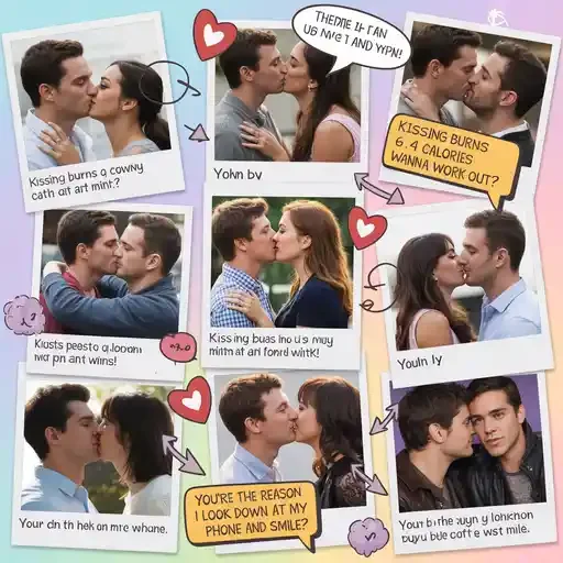 Funny Kiss Captions for Instagram