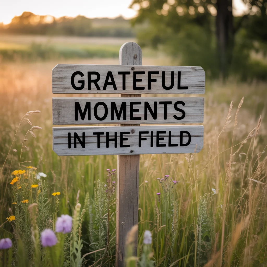 “Grateful Moments in the Field” Captions