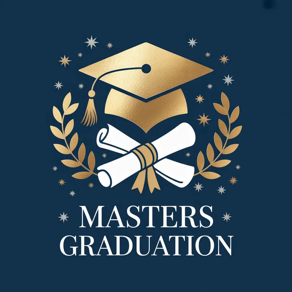 Masters Graduation Captions