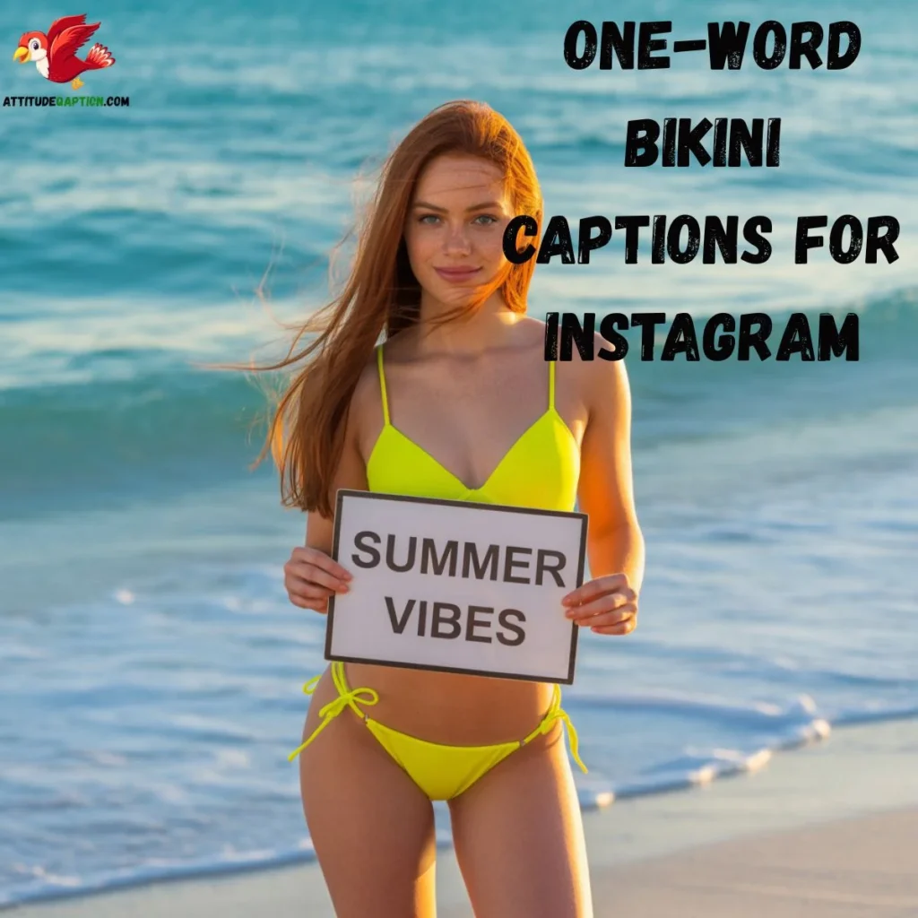  One-Word Bikini Captions for Instagram
