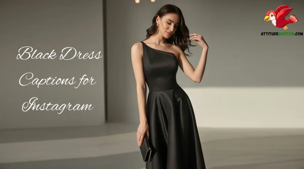 Black Dress Captions for Instagram