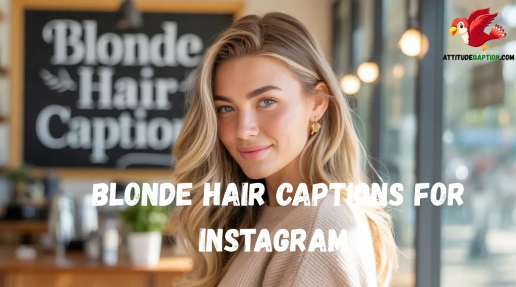 Blonde Hair Captions for Instagram