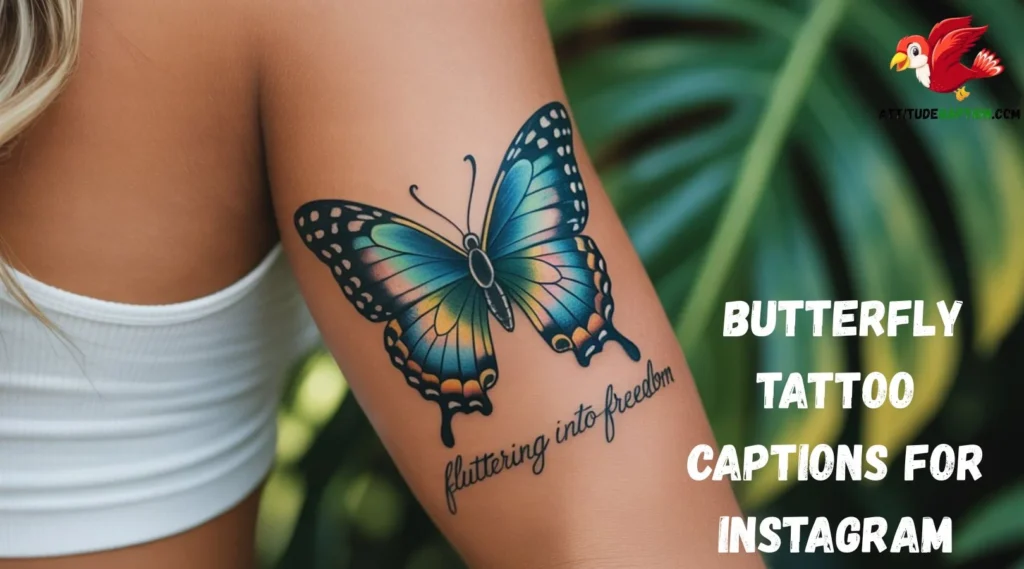 Butterfly Tattoo Captions for Instagram