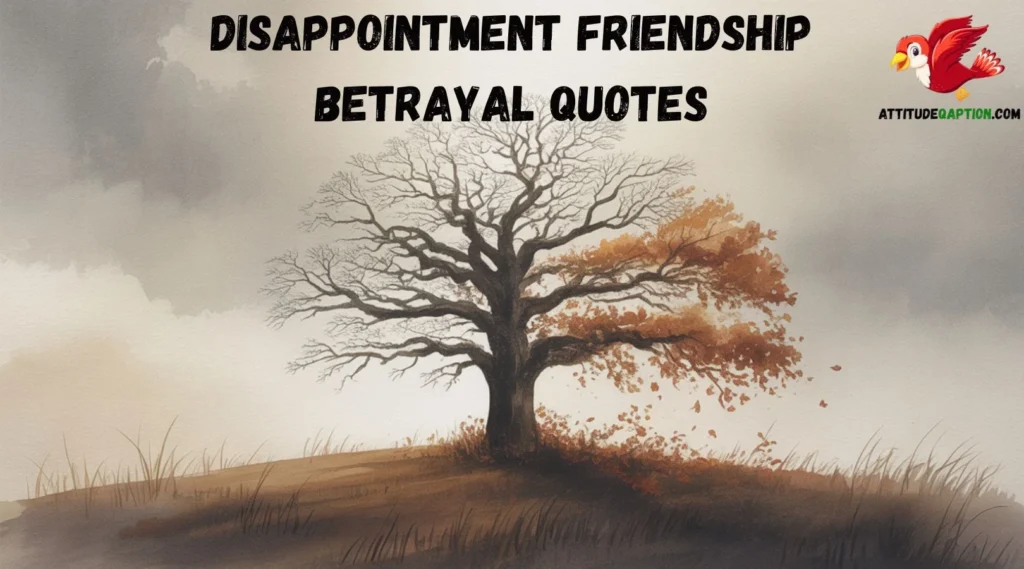 Disappointment Friendship Betrayal Quotes