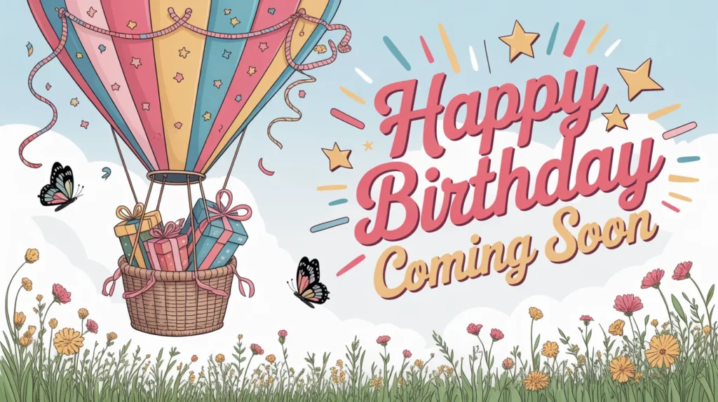 Happy Birthday Coming Soon Captions