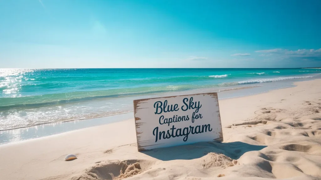 Blue Sky Captions for Instagram