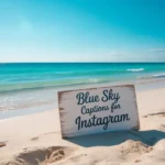 Blue Sky Captions for Instagram